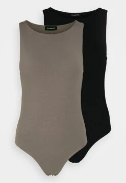 Even&Odd 2 Pack - Débardeur - Black/Grey -Even&Odd 0793df561f034477963209799168795d