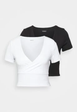 2 Pack - T-Shirt Basique - Black/White