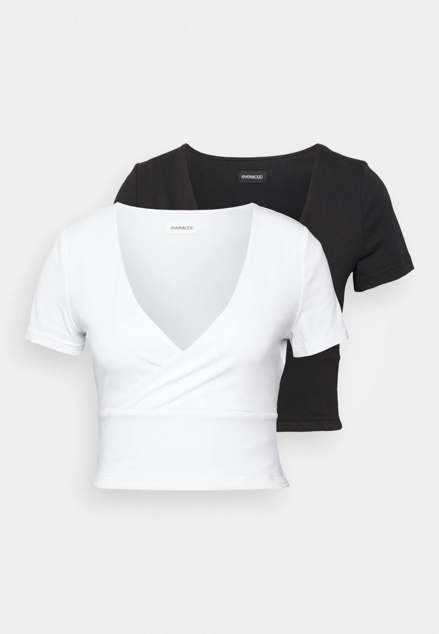 2 Pack - T-Shirt Basique - Black/White 3 2 Pack - T-Shirt Basique - Black/White