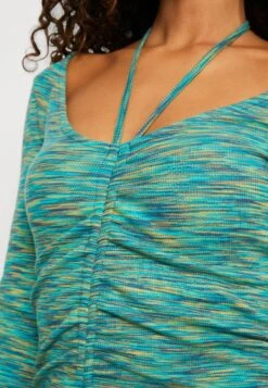 Even&Odd Robe En Jersey - Mottled Green -Even&Odd 08bd60d4a62f46eeb87fc38e8dc15704