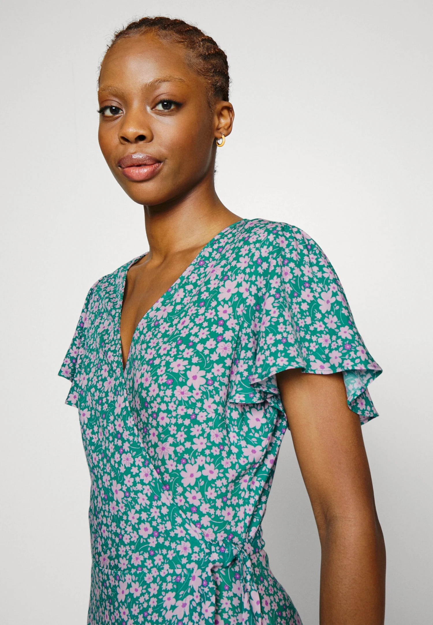 Even&Odd Robe De Jour - Green/Purple 6 Even&Odd Robe De Jour - Green/Purple – Image 4