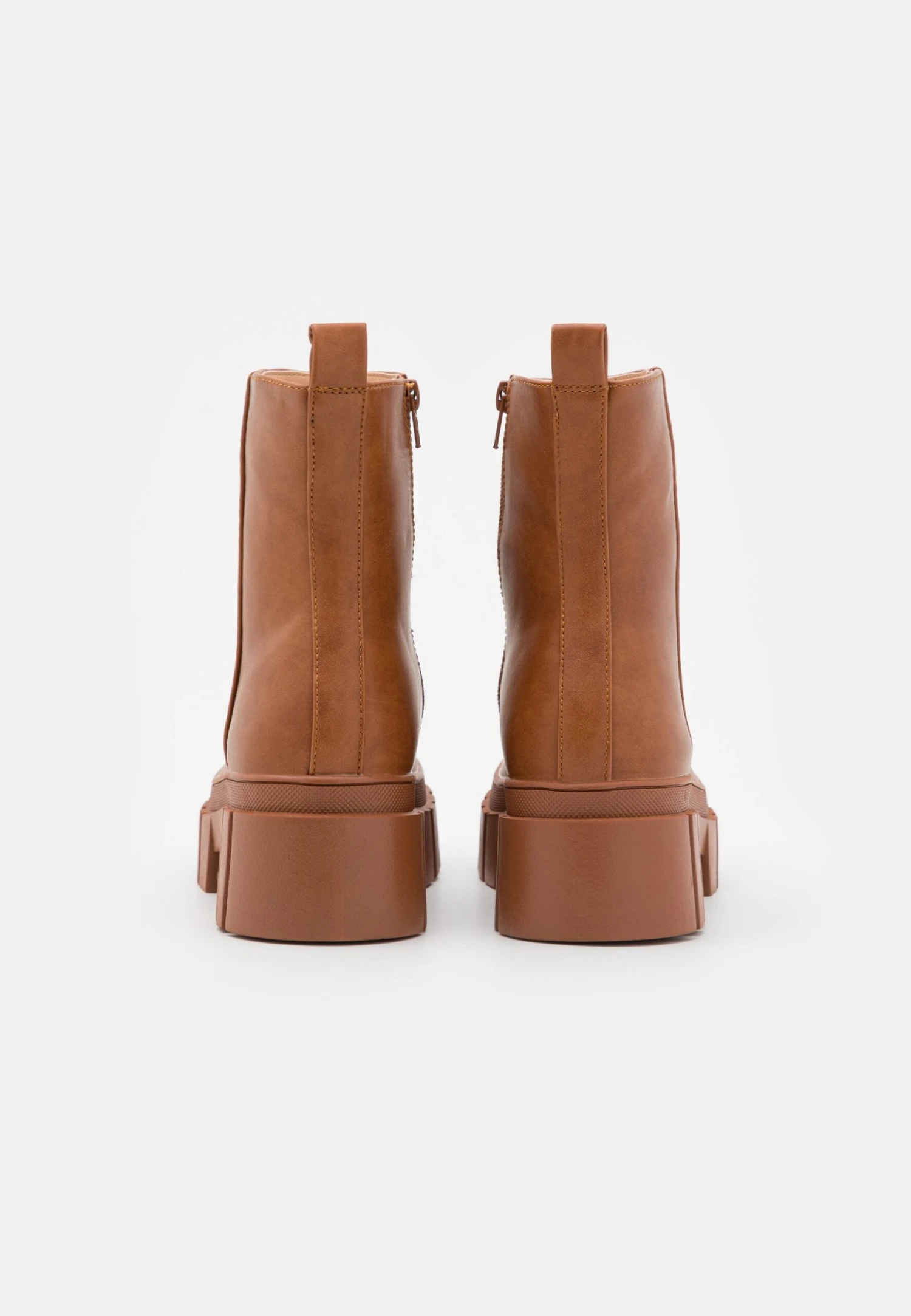 Even&Odd Bottines À Plateau - Cognac 6 Even&Odd Bottines À Plateau - Cognac – Image 4