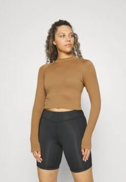 T-Shirt À Manches Longues - Light Brown