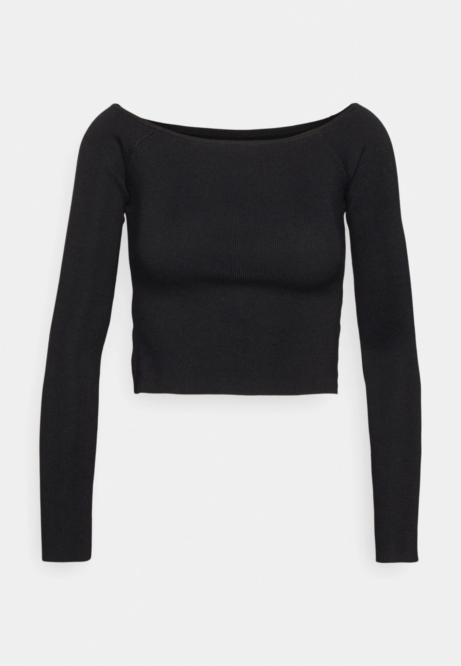 Offshoulder Basic - Pullover - Black 7 Offshoulder Basic - Pullover - Black – Image 5
