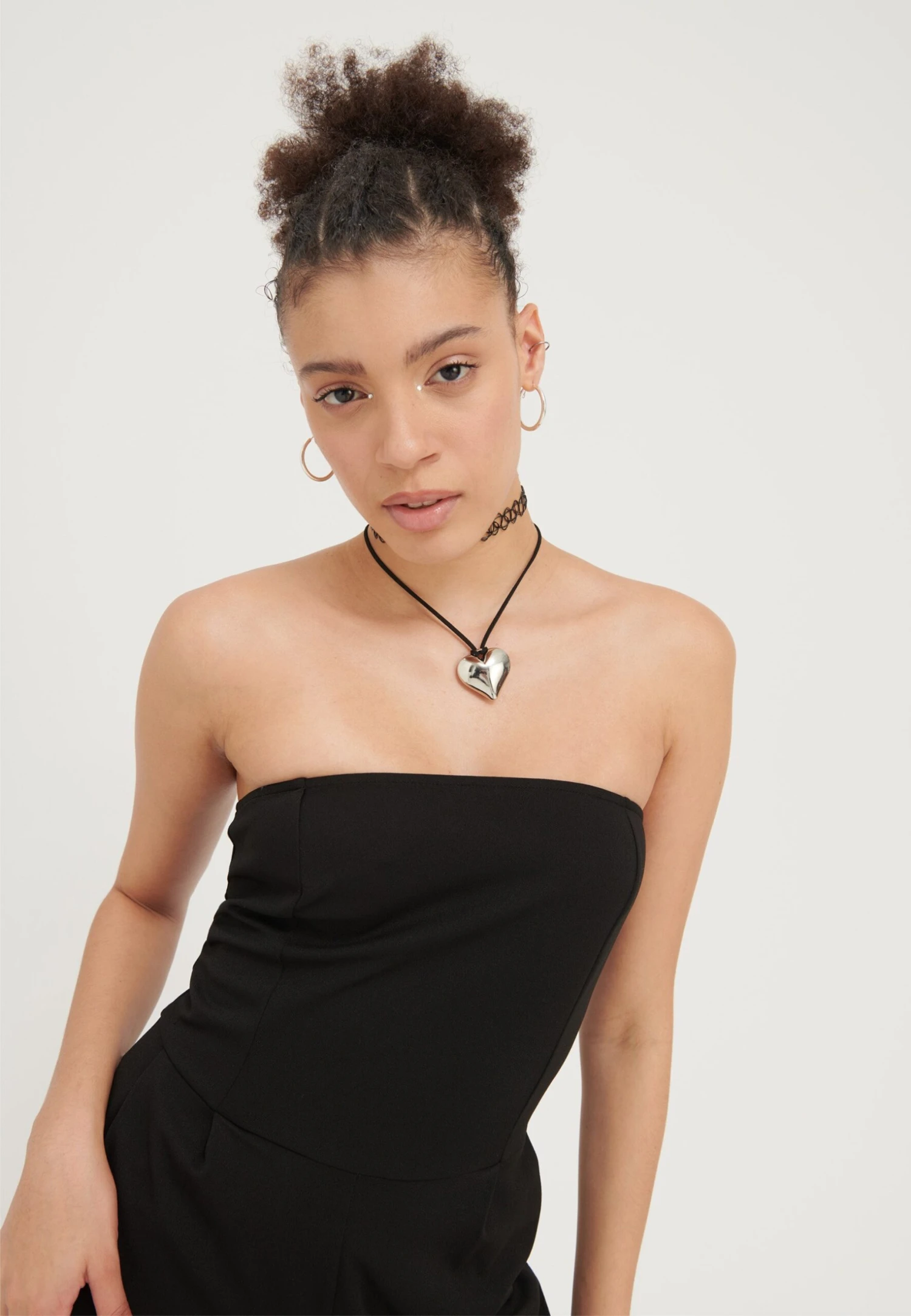 Even&Odd Bandeau Wide Leg Jumpsuit - Combinaison - Black 7 Even&Odd Bandeau Wide Leg Jumpsuit - Combinaison - Black â Image 5