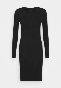 Even&Odd Crew Ausschnitt Ripp Basic Bodycon Mini Strickkleid - Robe Fourreau - Black 12 Even&Odd Crew Ausschnitt Ripp Basic Bodycon Mini Strickkleid - Robe Fourreau - Black -Even&Odd 1bbca2b12e034cee8d93e01c4e0985b9