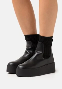 Even&Odd Bottines À Plateau - Black