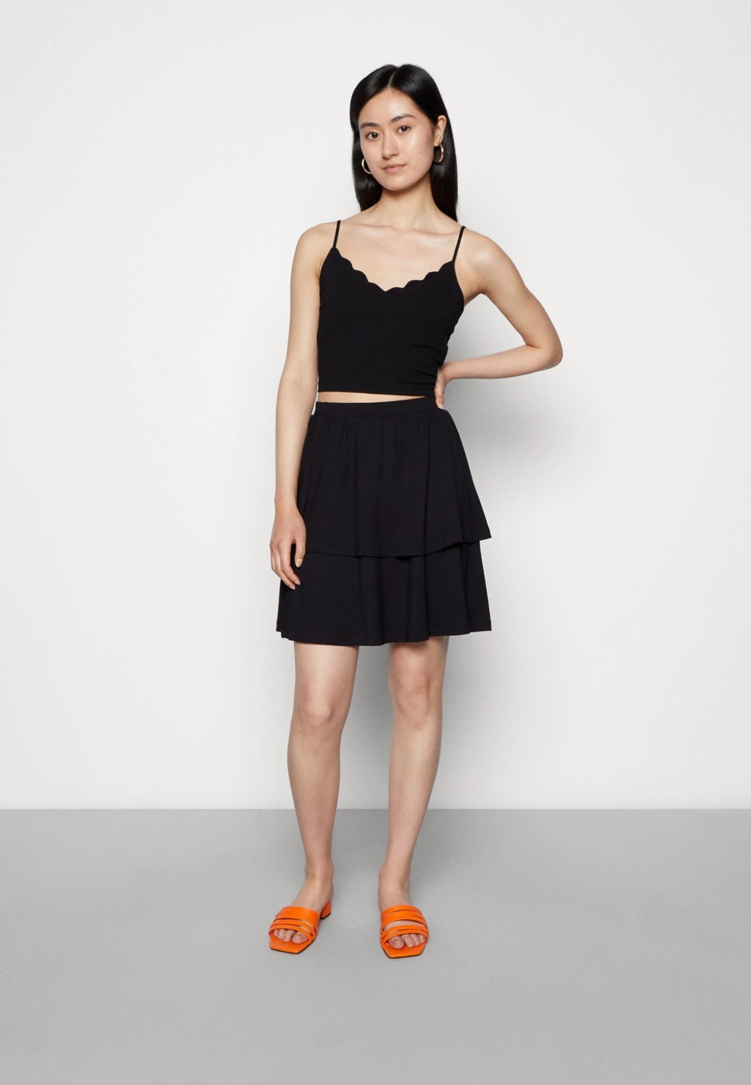 Even&Odd Jupe Trapèze - Black/Brown 7 Even&Odd Jupe Trapèze - Black/Brown – Image 5