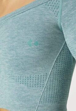 Seamless Cropped Longsleeve - T-Shirt À Manches Longues - Blue-Grey 11 Seamless Cropped Longsleeve - T-Shirt À Manches Longues - Blue-Grey -Even&Odd 285bed8d996a45d29f3cc0dc10f2f73d