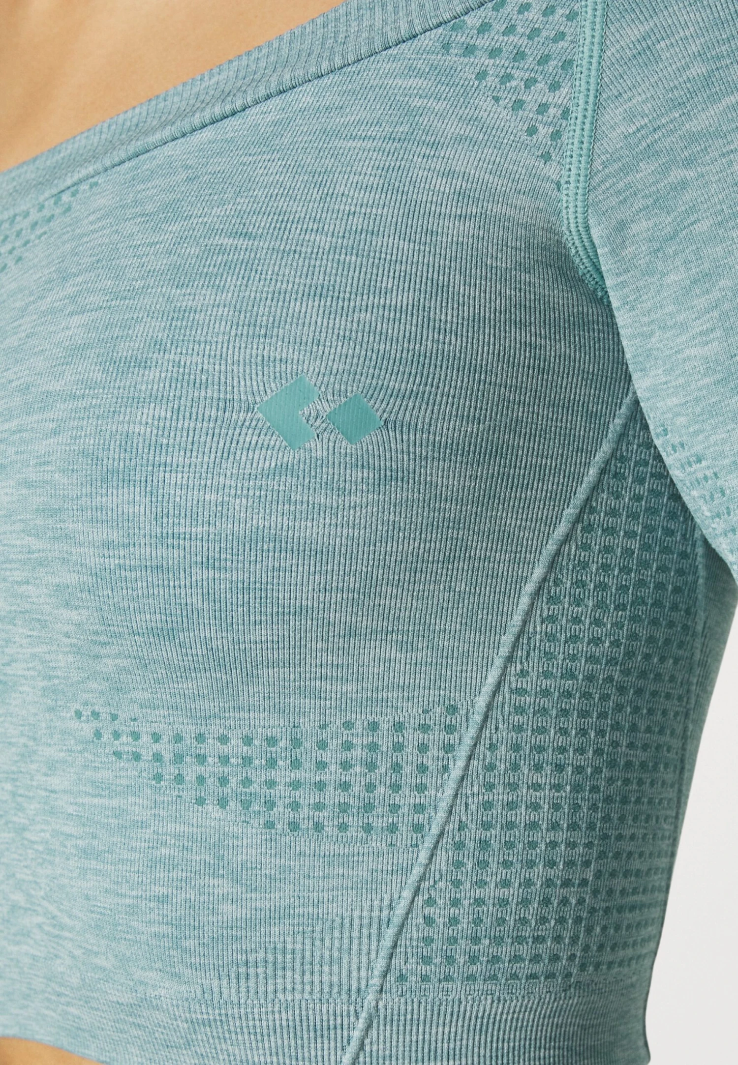 Seamless Cropped Longsleeve - T-Shirt À Manches Longues - Blue-Grey 7 Seamless Cropped Longsleeve - T-Shirt À Manches Longues - Blue-Grey – Image 5