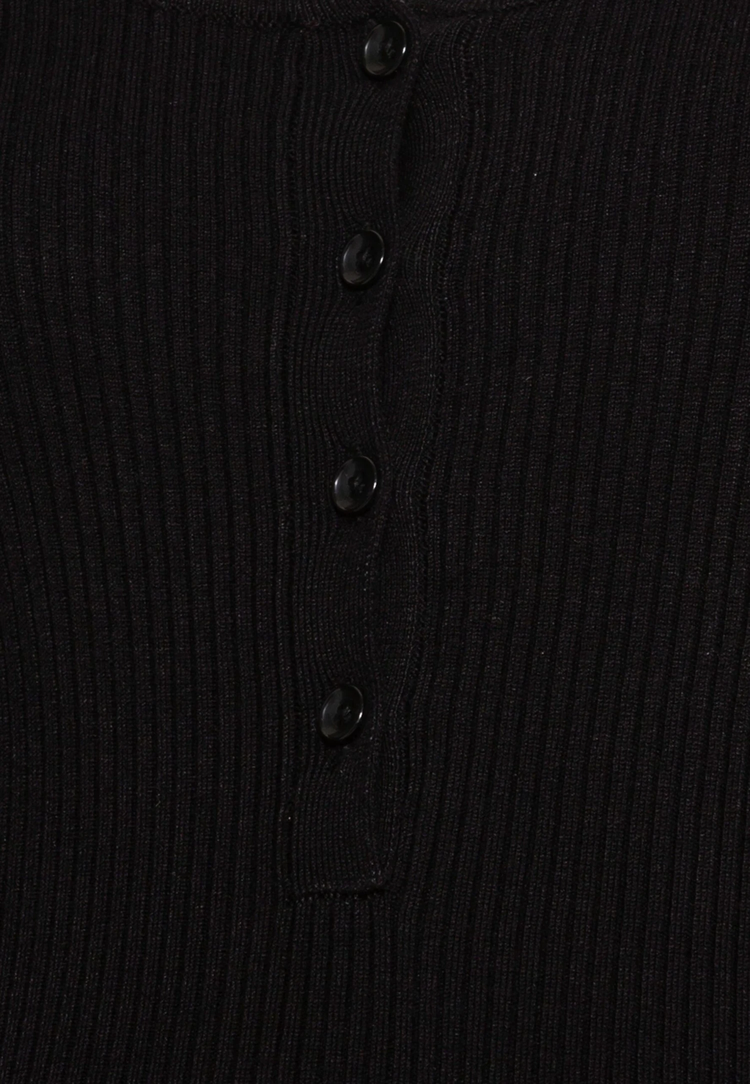 Nursing Button Placket - Pullover - Black 5 Nursing Button Placket - Pullover - Black – Image 3