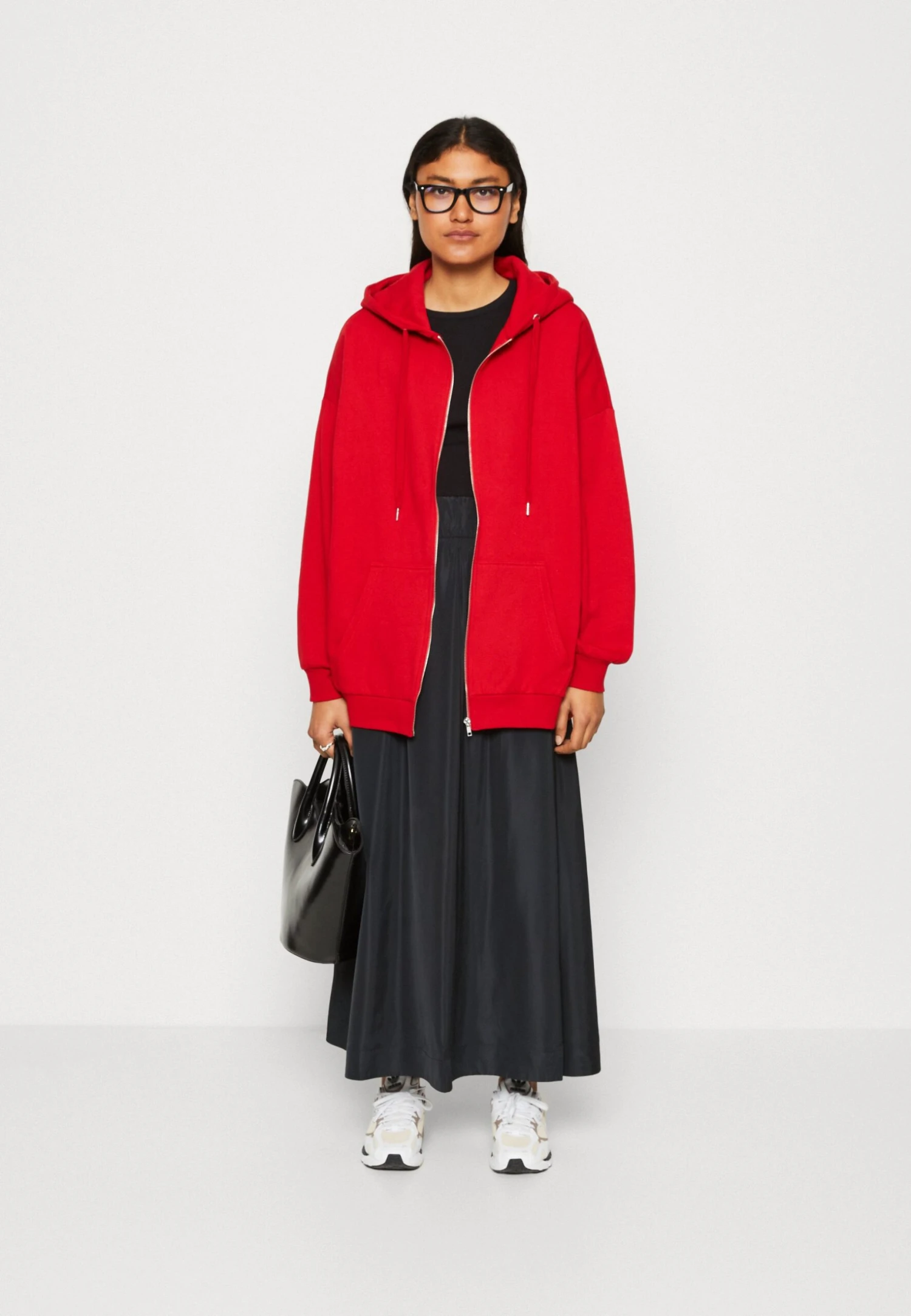 Even&Odd Sweat Zippé - Red 4 Even&Odd Sweat Zippé - Red – Image 2