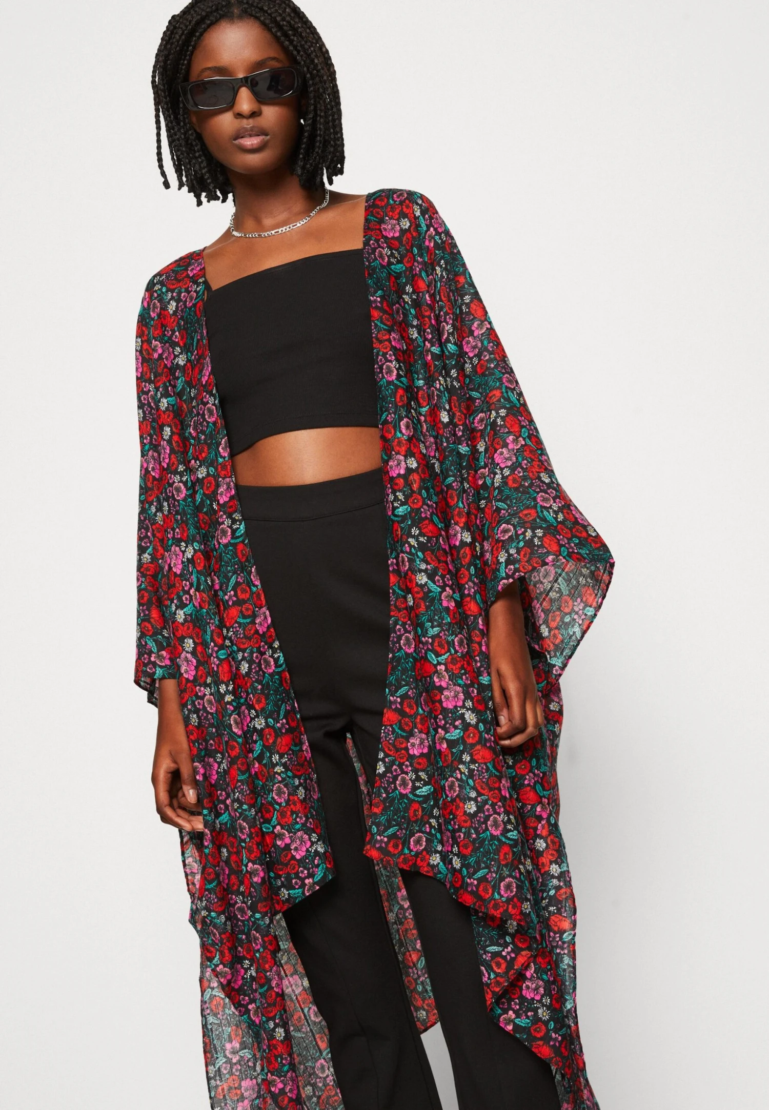 Even&Odd Floral - Veste Légère - Red 6 Even&Odd Floral - Veste Légère - Red – Image 4