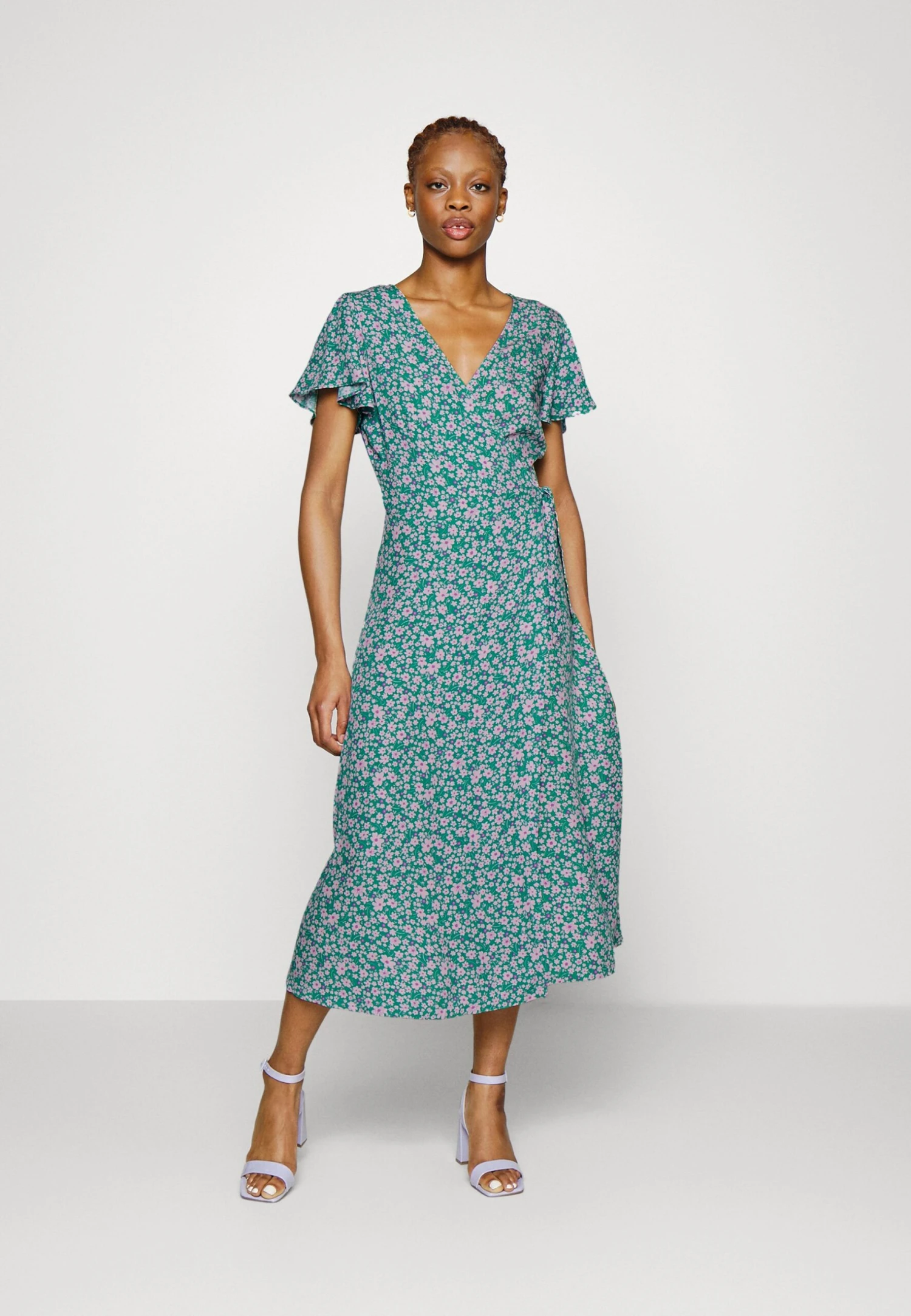 Even&Odd Robe De Jour - Green/Purple 4 Even&Odd Robe De Jour - Green/Purple – Image 2