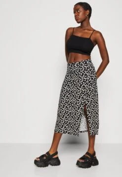 Even&Odd Jupe Crayon - Black/White/Multi-Coloured -Even&Odd 3807f5300854470bad92c14c256328a8