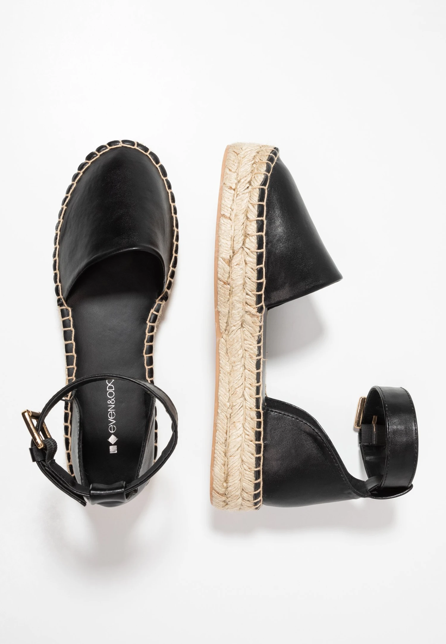 Even&Odd Espadrilles - Black 6 Even&Odd Espadrilles - Black – Image 4
