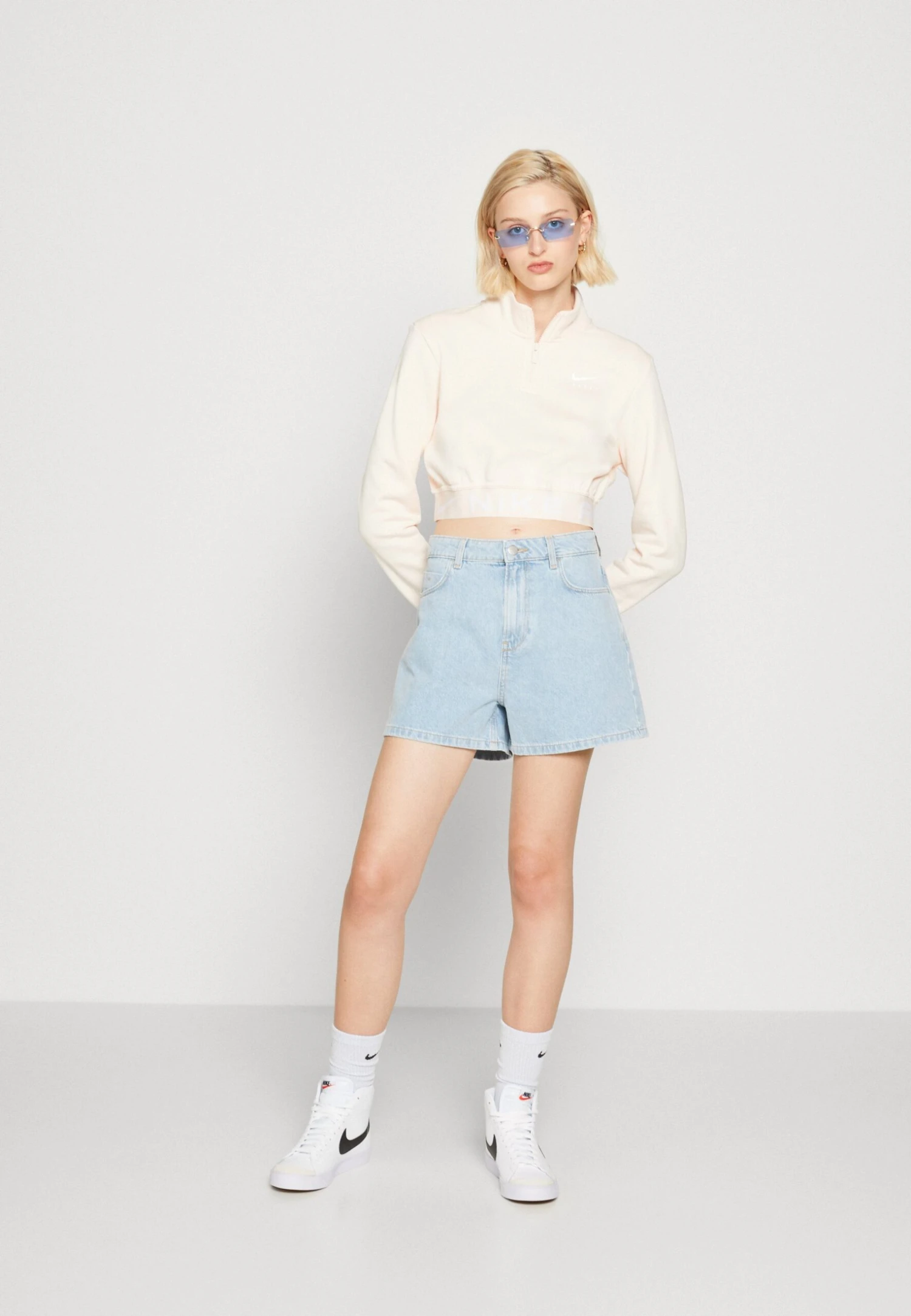 Even&Odd Short En Jean - Light Blue Denim 4 Even&Odd Short En Jean - Light Blue Denim – Image 2
