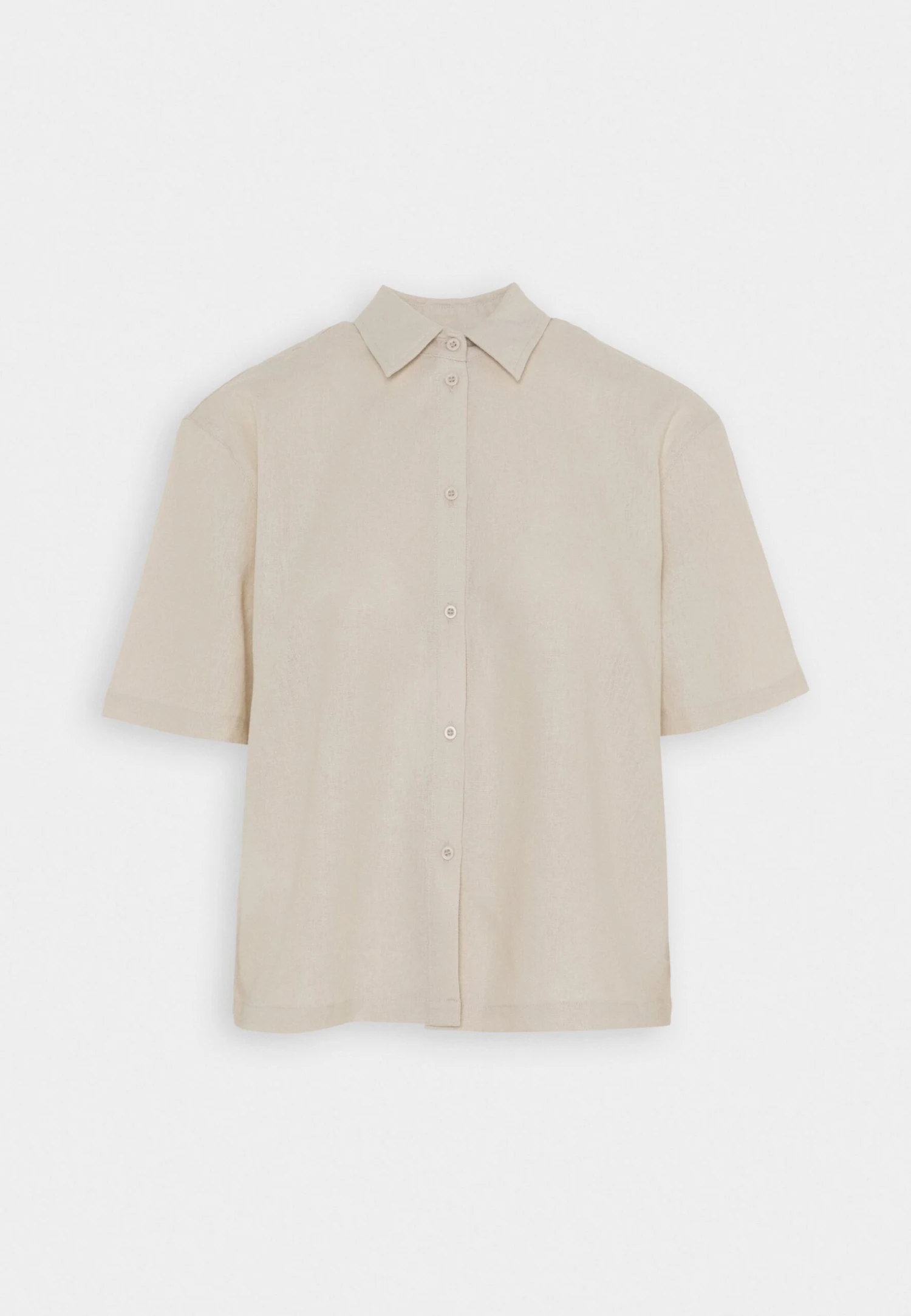 Even&Odd Linen-Mix Button Down Blouse - Chemisier - Beige 6 Even&Odd Linen-Mix Button Down Blouse - Chemisier - Beige – Image 4