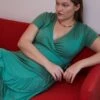 Robe En Jersey - Dark Green -Even&Odd 4ad88a4e0f824f25a3c468d442f6f8f5