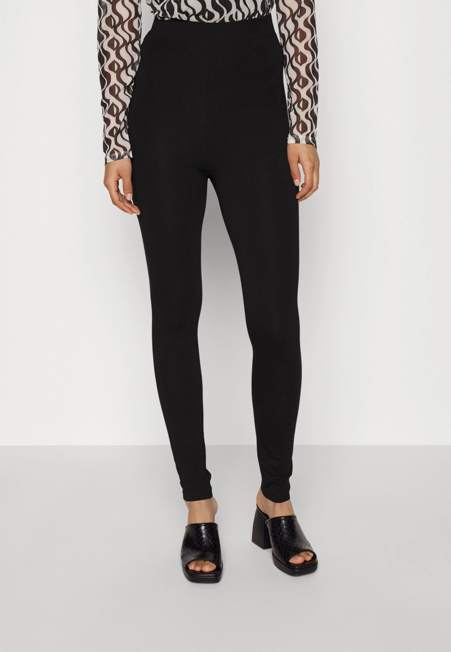 2 Pack - Legging - Black/Mottled Dark Grey 4 2 Pack - Legging - Black/Mottled Dark Grey – Image 2