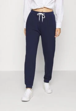 Even&Odd Regular Fit Jogger With Contrast - Pantalon De SurvĂȘtement - Dark Blue