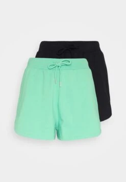 Even&Odd 2 Pack - Pantalon De Survêtement - Black/Green -Even&Odd 5e0d767dd7094b169f3683acac2a8486