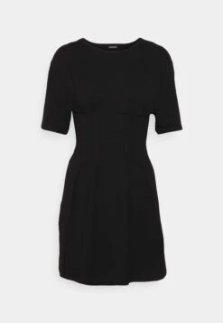 Even&Odd Robe En Jersey - Black -Even&Odd 601e3460b4f04fccadc02506ac17ffac