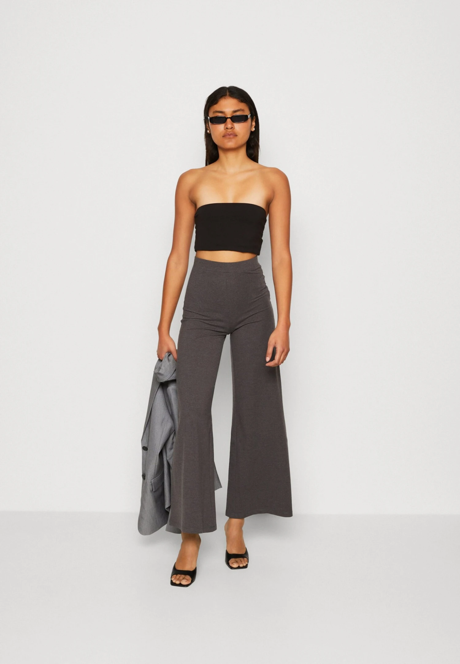 Even&Odd Pantalon Classique - Mottled Dark Grey 4 Even&Odd Pantalon Classique - Mottled Dark Grey – Image 2