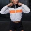 Cropped Training Jacket - Veste De Survêtement - White 2 Cropped Training Jacket - Veste De Survêtement - White -Even&Odd 62db2e8a5aae446b85bf23f8e3948f1f