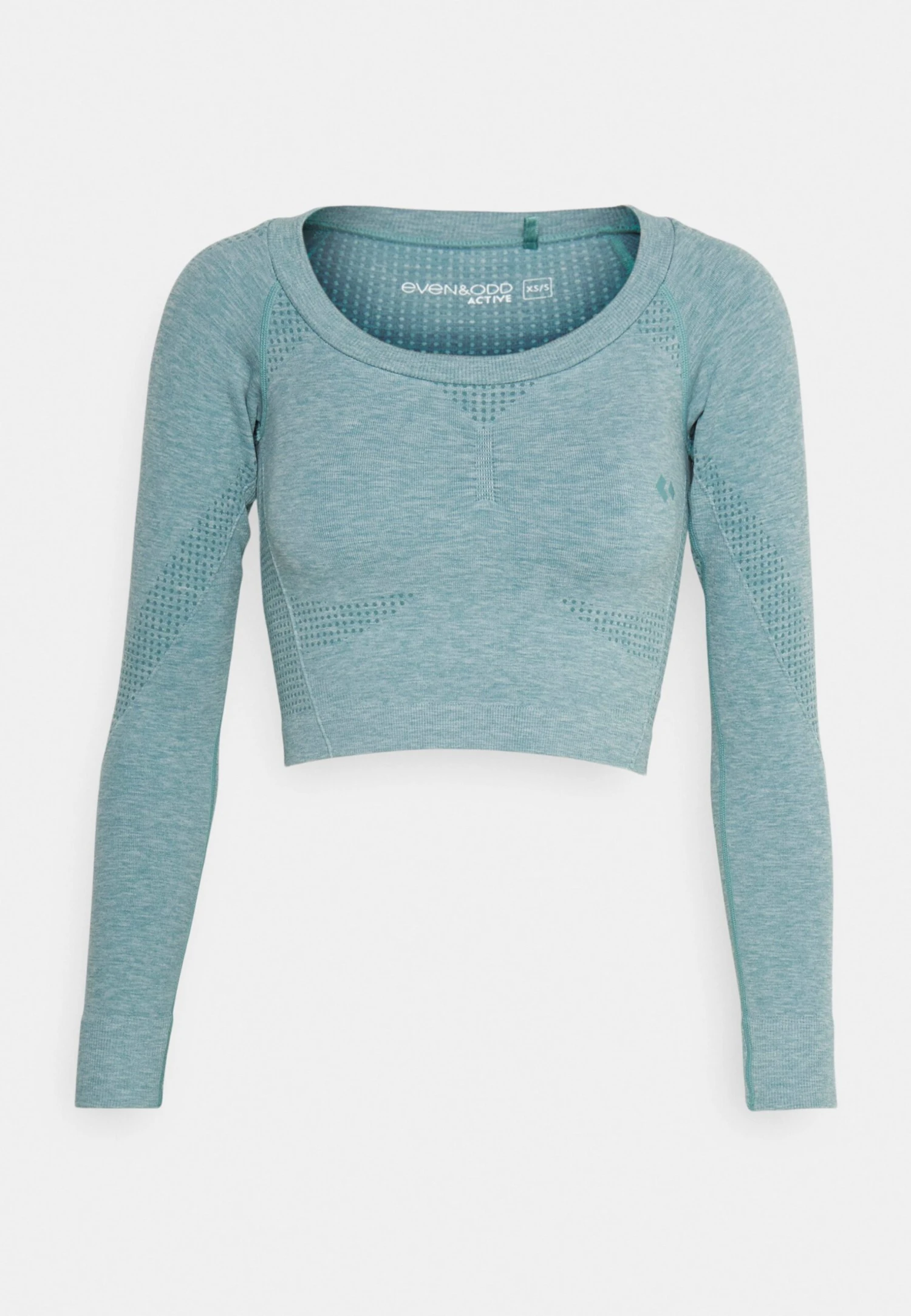 Seamless Cropped Longsleeve - T-Shirt À Manches Longues - Blue-Grey 6 Seamless Cropped Longsleeve - T-Shirt À Manches Longues - Blue-Grey – Image 4