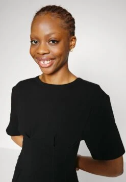 Even&Odd Robe En Jersey - Black -Even&Odd 7098b27ae8ea43a2a249ba72737b572c