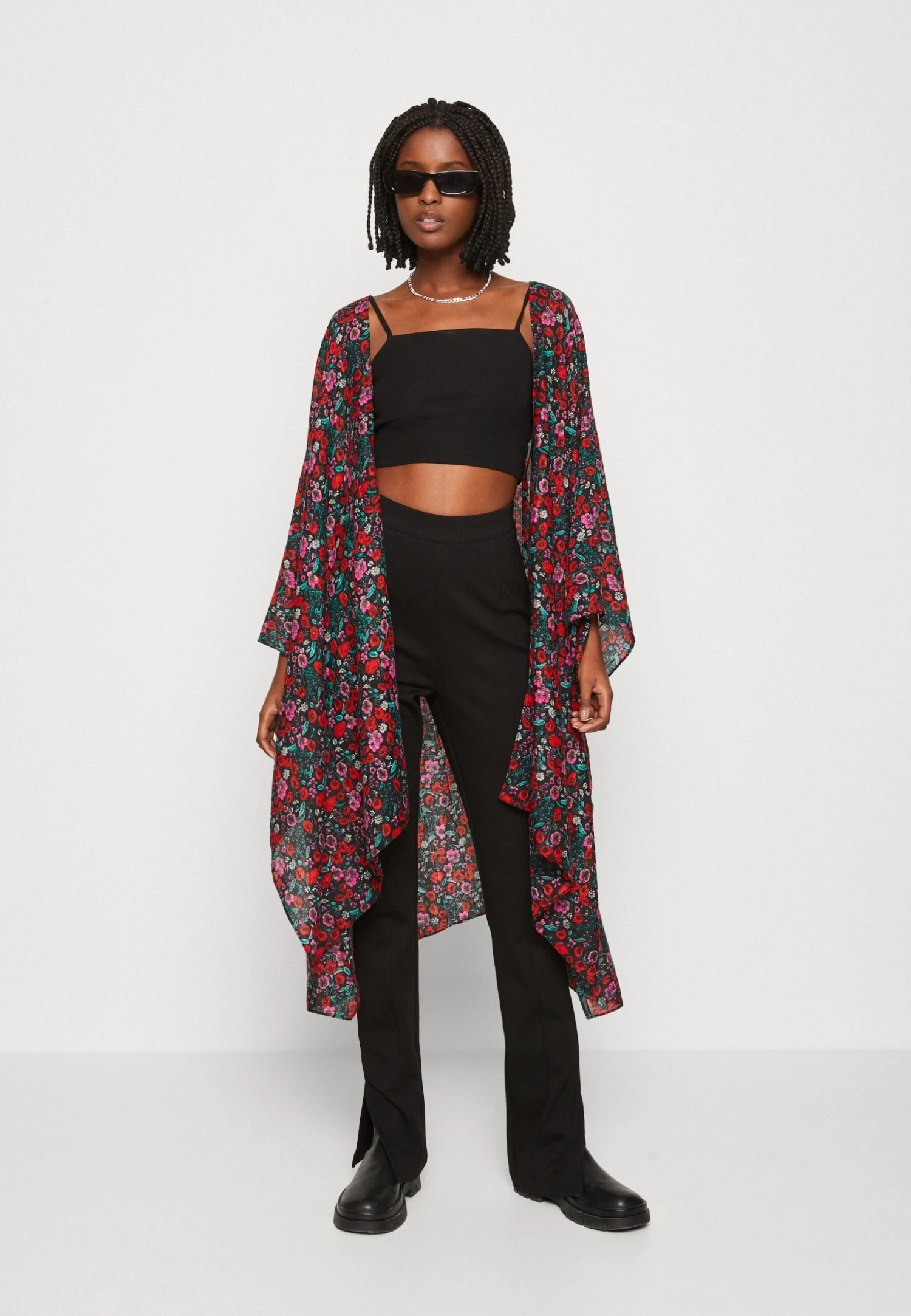 Even&Odd Floral - Veste Légère - Red 4 Even&Odd Floral - Veste Légère - Red – Image 2