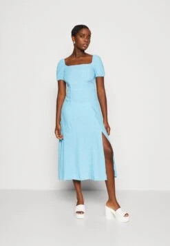 Even&Odd Robe De Jour - Light Blue/White