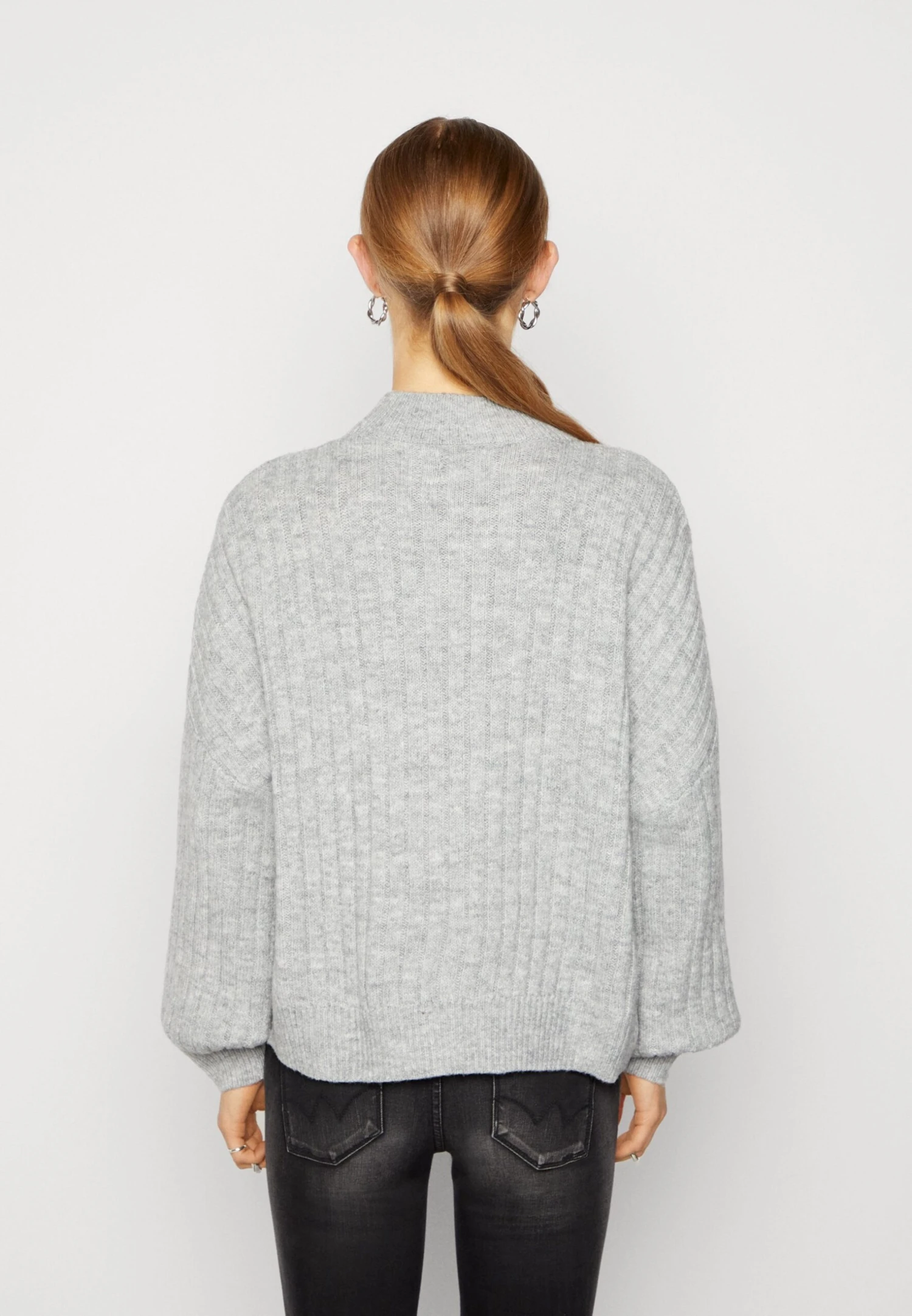Even&Odd Pullover - Mottled Light Grey 5 Even&Odd Pullover - Mottled Light Grey – Image 3