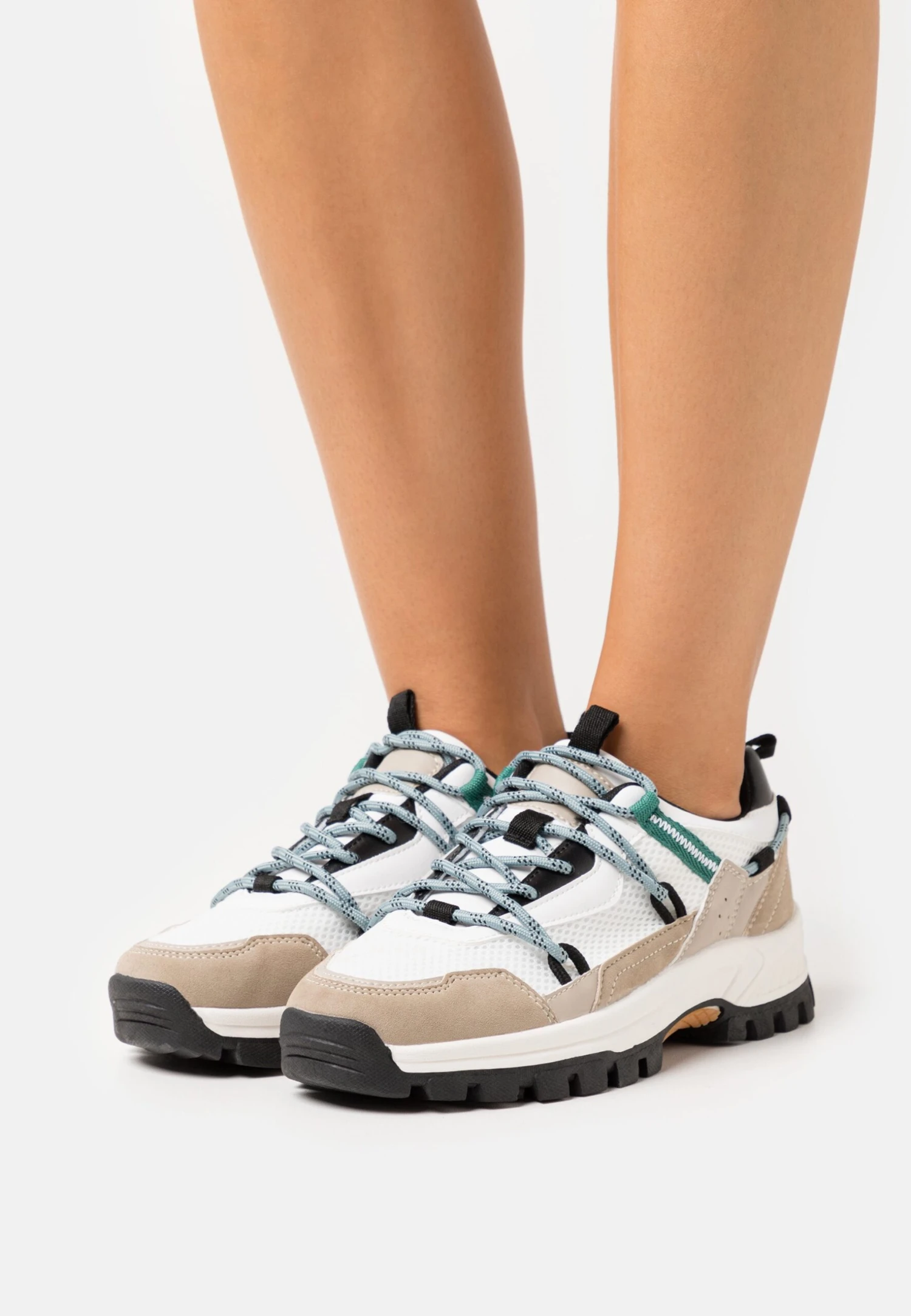 Even&Odd Baskets Basses - White/Beige/Black 3 Even&Odd Baskets Basses - White/Beige/Black