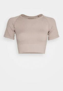 T-Shirt Imprimé - Taupe 12 T-Shirt Imprimé - Taupe -Even&Odd 9538c58411c749c0bbbad2eb85475cc9