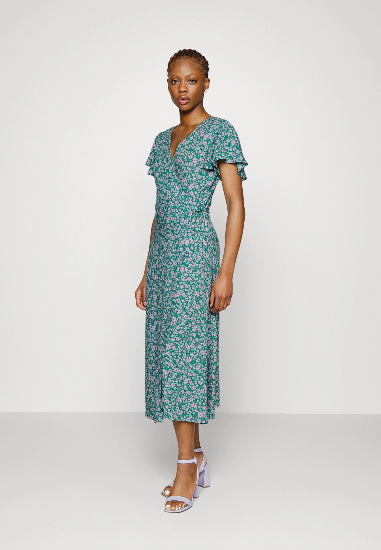 Even&Odd Robe De Jour - Green/Purple 3 Even&Odd Robe De Jour - Green/Purple