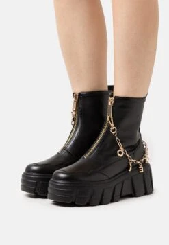 Even&Odd Bottines À Plateau - Black