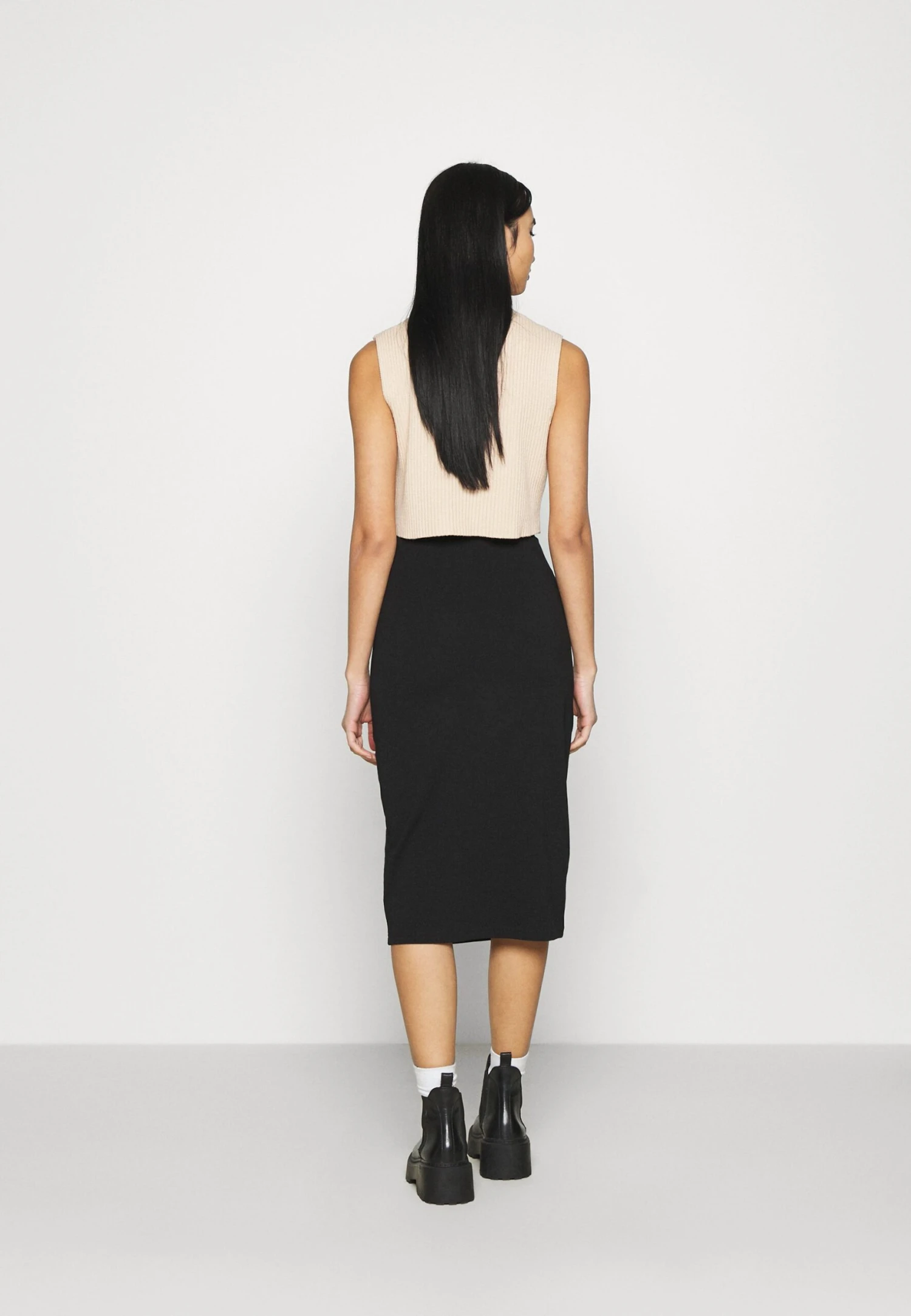 Even&Odd 2 Pack - Jupe Crayon - Black/Bordeaux 6 Even&Odd 2 Pack - Jupe Crayon - Black/Bordeaux – Image 4