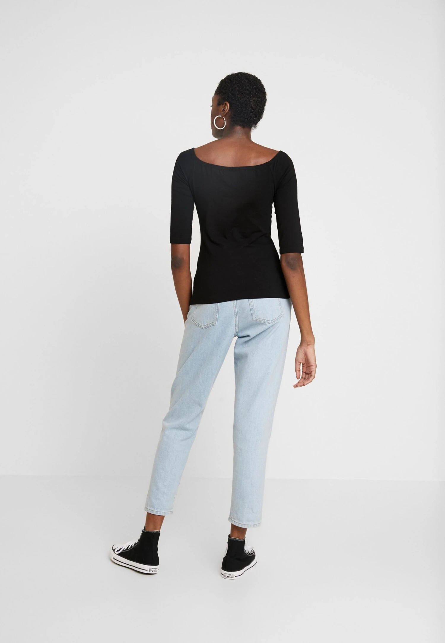 Even&Odd 2 Pack - T-Shirt À Manches Longues - Black 6 Even&Odd 2 Pack - T-Shirt À Manches Longues - Black – Image 4