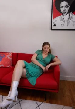 Robe En Jersey - Dark Green 11 Robe En Jersey - Dark Green -Even&Odd abf796b6a2f641e2b31e0814f9281bf4