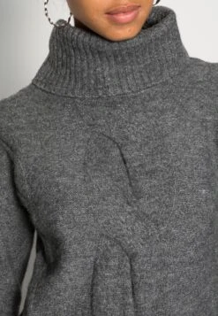 Even&Odd Rollkragen Mini Strickkleid - Robe Pull - Mottled Dark Grey 11 Even&Odd Rollkragen Mini Strickkleid - Robe Pull - Mottled Dark Grey -Even&Odd ae12d10c9f3a4d5598861ff21613d15c