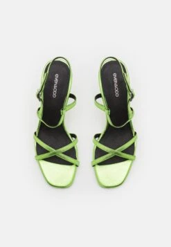 Even&Odd Leather - Sandales À Talons Hauts - Green 13 Even&Odd Leather - Sandales À Talons Hauts - Green -Even&Odd b060737035fa4cd19a0030bd061f8099