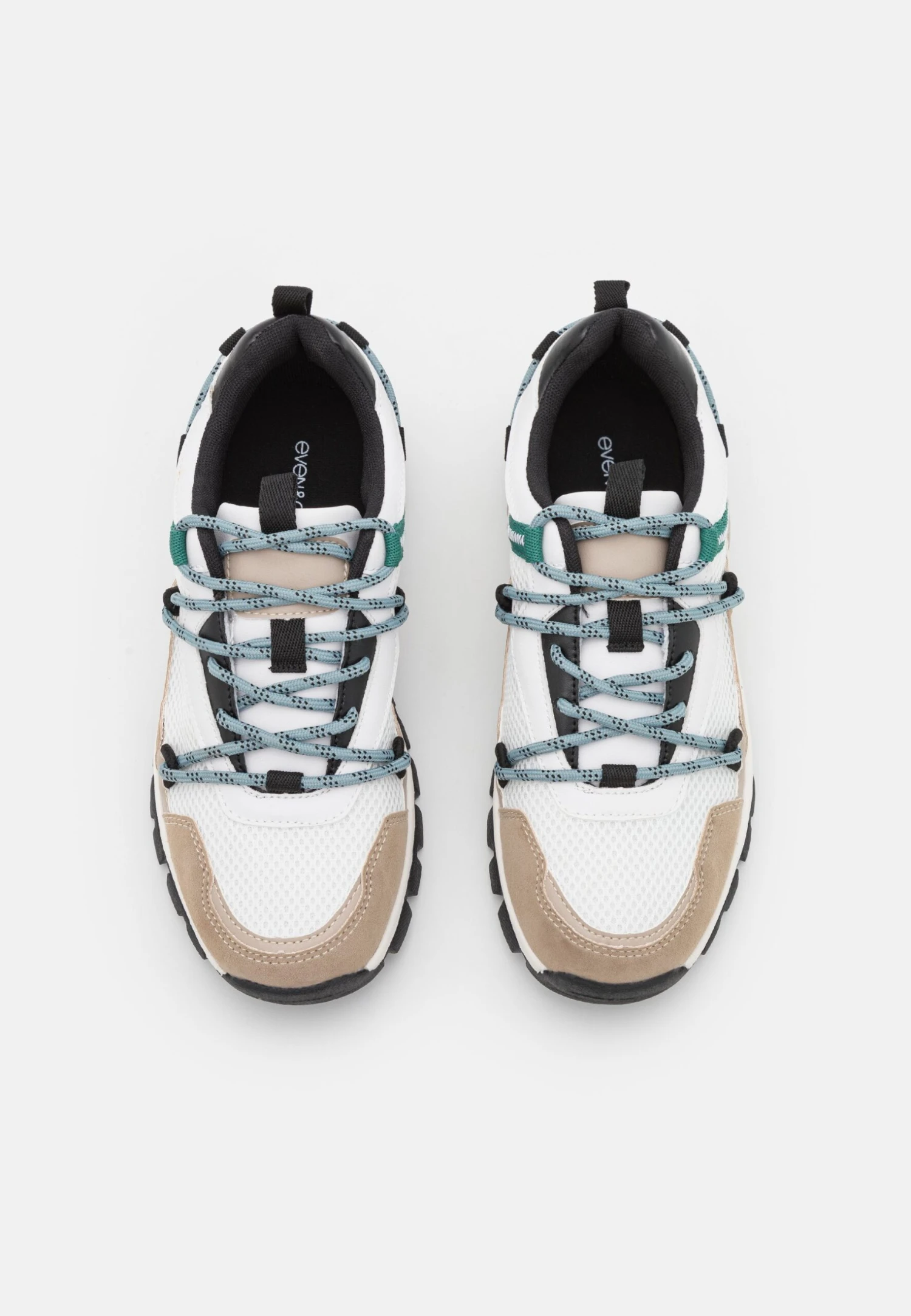 Even&Odd Baskets Basses - White/Beige/Black 8 Even&Odd Baskets Basses - White/Beige/Black – Image 6