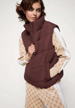 Even&Odd Veste Sans Manches - Dark Brown -Even&Odd b1c9e5c19dc24a03ad820361a6969fb8