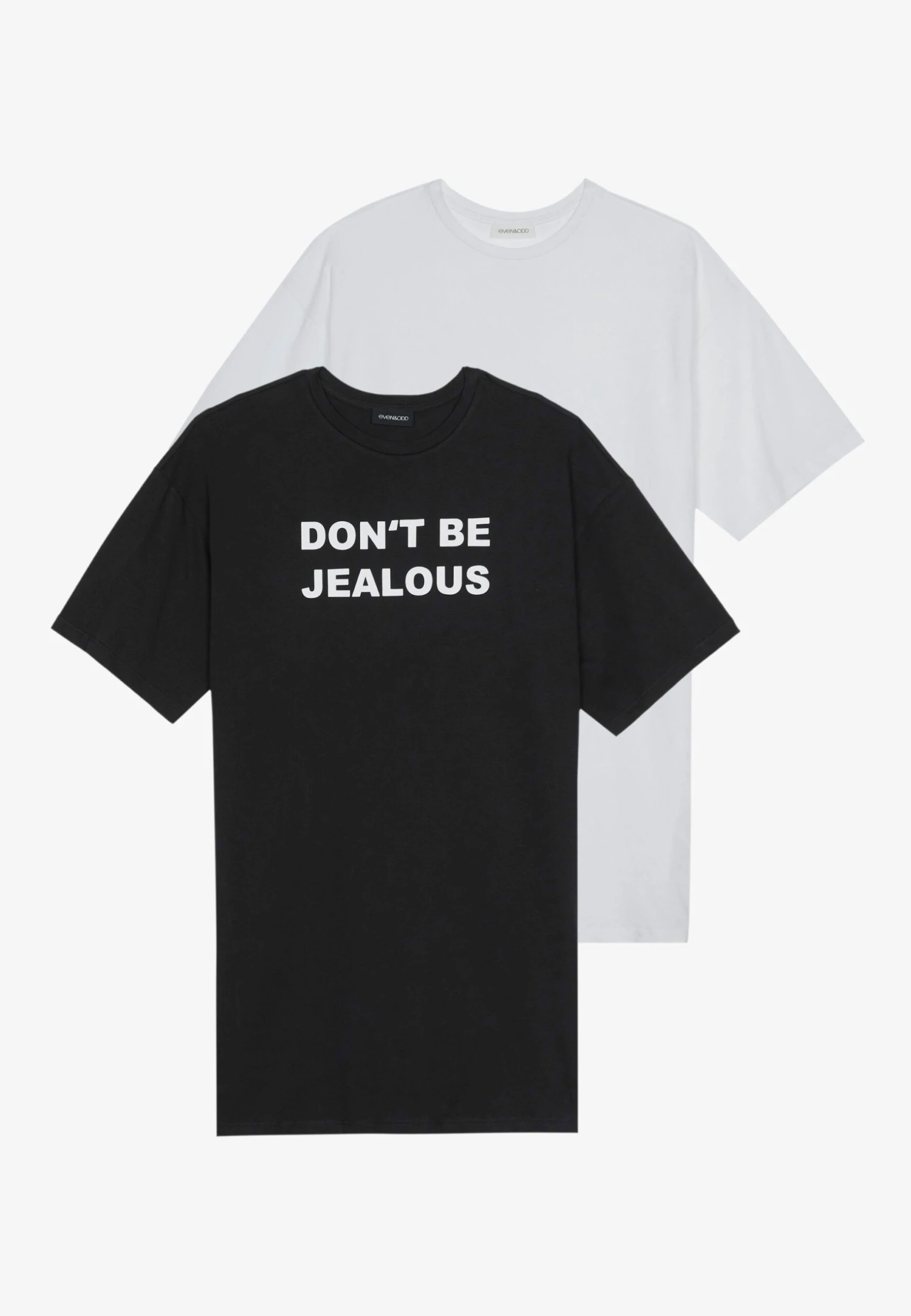 Even&Odd 2 Pack - Robe En Jersey - Black/White 7 Even&Odd 2 Pack - Robe En Jersey - Black/White – Image 5