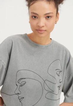 Even&Odd T-Shirt Imprimé - Grey -Even&Odd bc5d9410d0964f7abdfc81e055f934d4