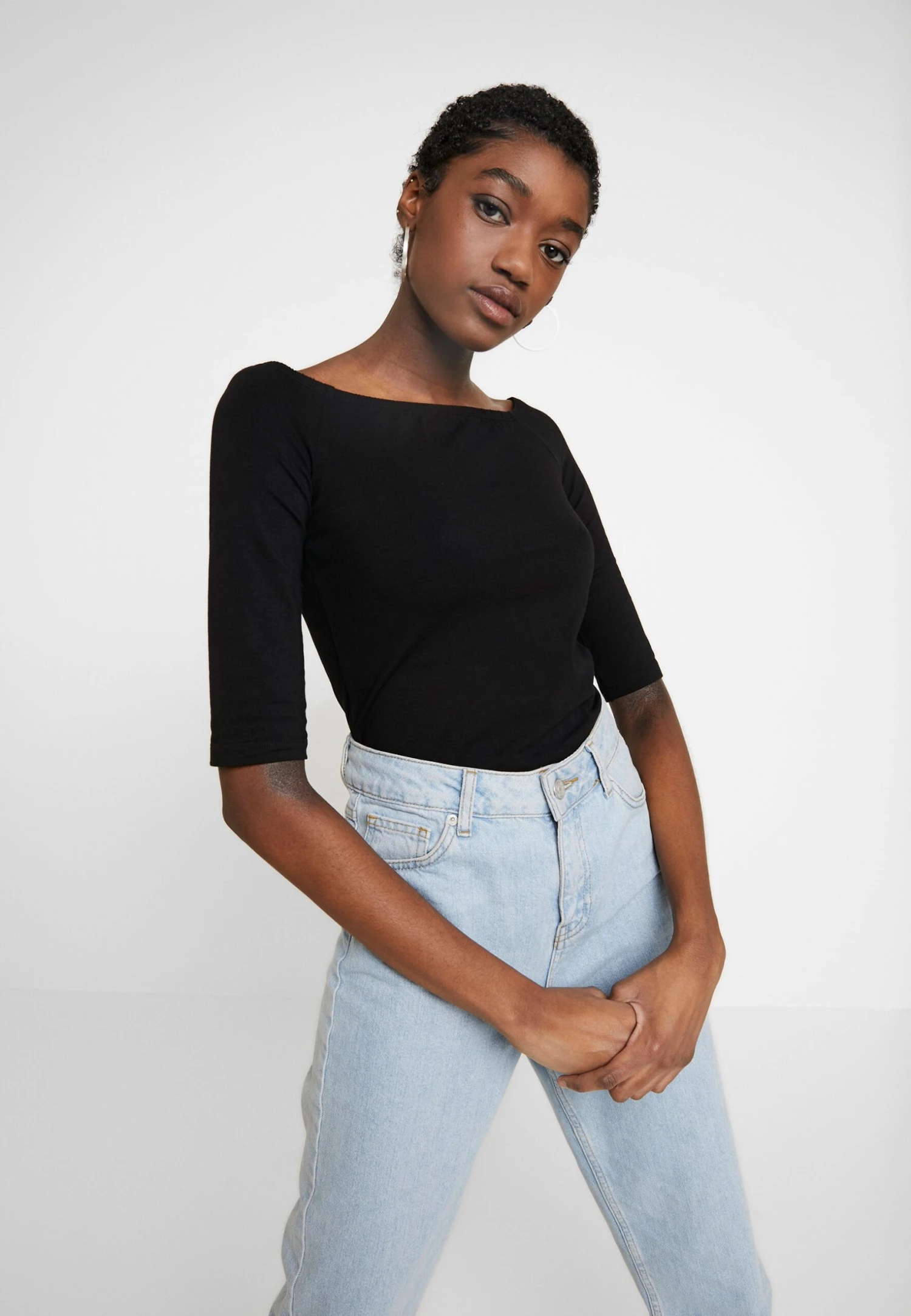 Even&Odd 2 Pack - T-Shirt À Manches Longues - Black 5 Even&Odd 2 Pack - T-Shirt À Manches Longues - Black – Image 3