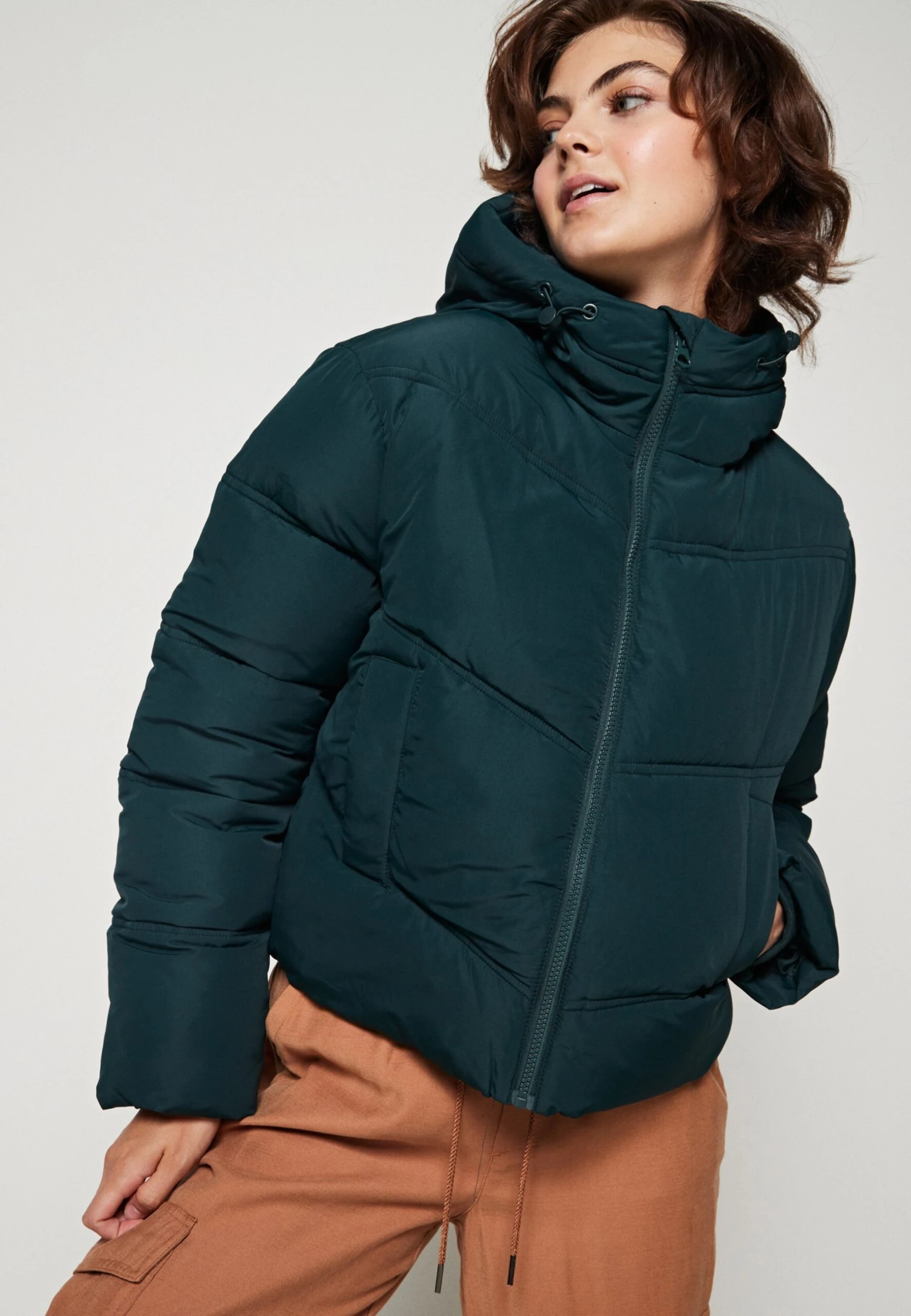 Even&Odd Veste D'Hiver - Dark Green 6 Even&Odd Veste D'Hiver - Dark Green – Image 4