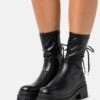 Even&Odd Bottines À Lacets - Black -Even&Odd c45866d43c2e46649346b85af1cc0c1a